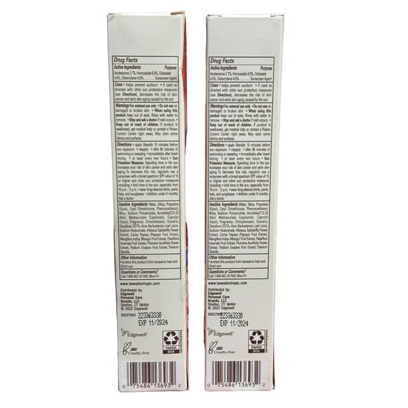 HAWAIIAN TROPIC Sheer Touch Face Serum SPF 30 (2 PACK) 1.4 fl oz - Picture 3 of 3